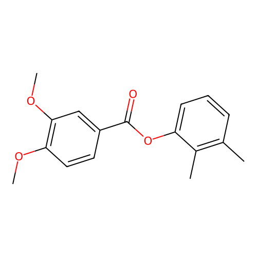 2,3-Dimethylphenyl 3,4-dimethoxybenzoate structure
