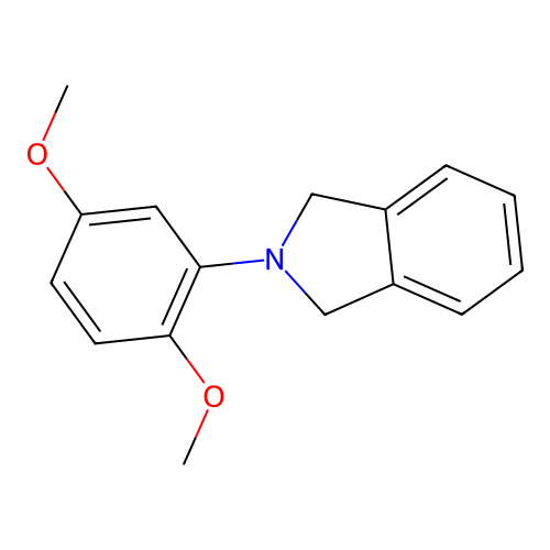 2-(2,5-Dimethoxyphenyl)isoindoline structure