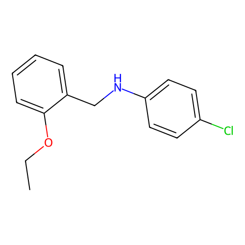 4-chloro-N-(2-ethoxybenzyl)aniline structure