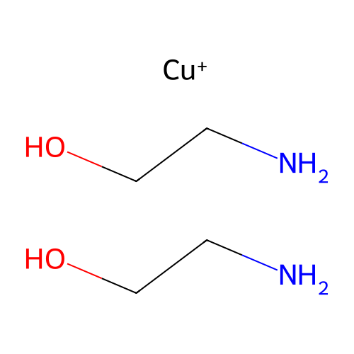 Bis(2-aminoethanol);copper(1+) structure