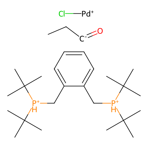 Chemical Compound (C27H51ClOP2Pd+2) structure