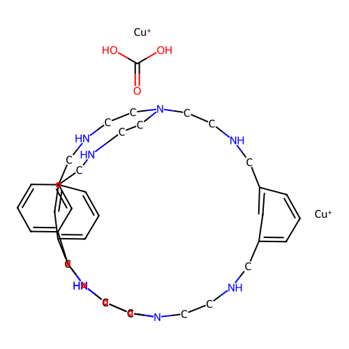 Chemical Compound (C37H56Cu2N8O3+2) structure