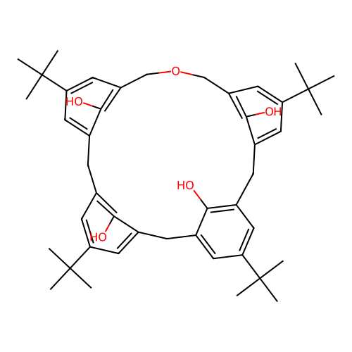 4-tert-Butyldihomooxacalix[4]arene structure