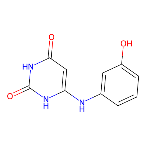 6-(3-Hydroxyanilino)-2,4-pyrimidinediol structure