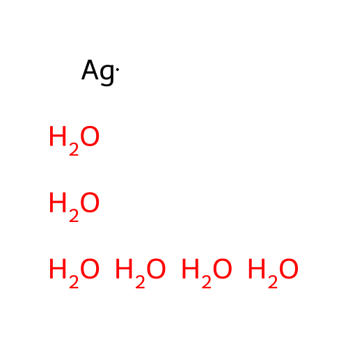 Silver;hexahydrate structure