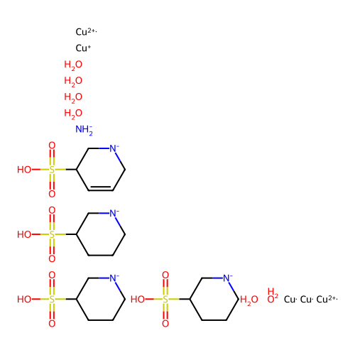 Chemical Compound (C20H52Cu5N5O18S4) structure