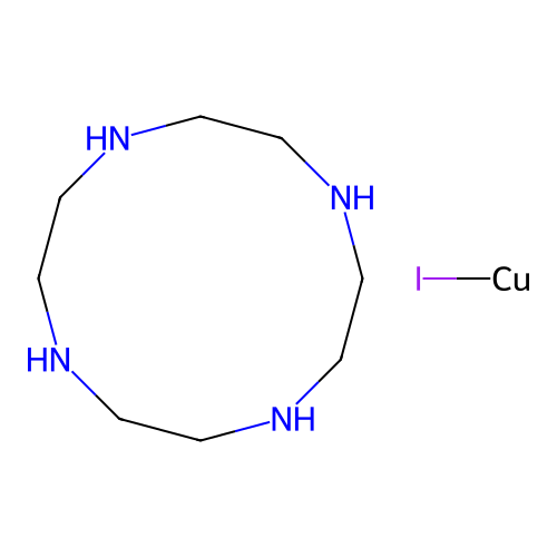 Iodocopper;1,4,7,10-tetrazacyclododecane structure