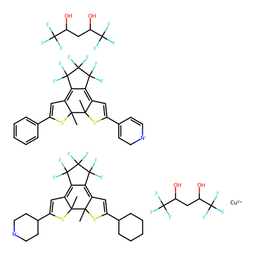 Chemical Compound (C62H58CuF24N2O4S4) structure