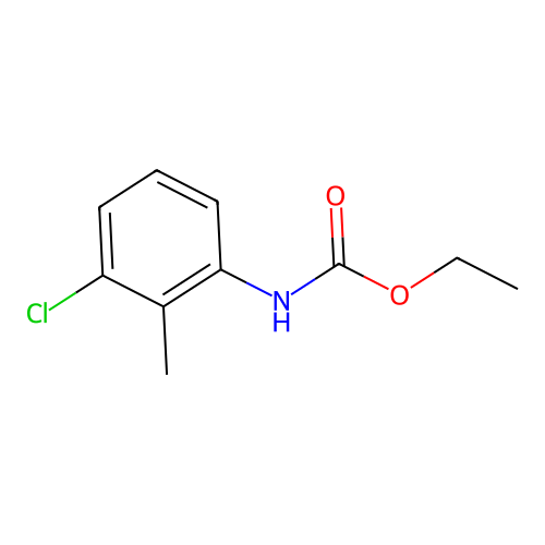 ethyl N-(3-chloro-2-methylphenyl)carbamate structure