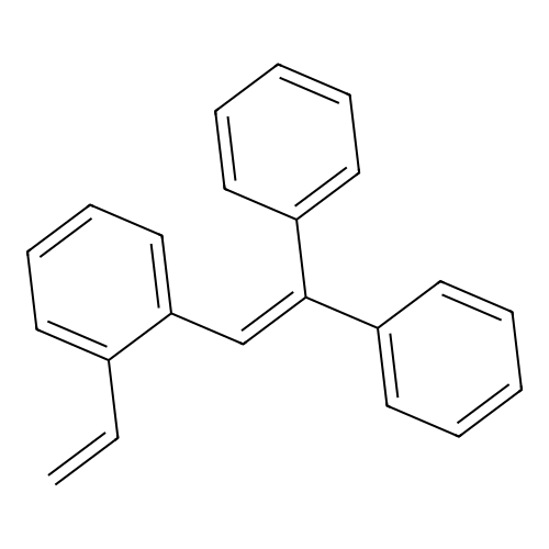 1-(2,2-Diphenylvinyl)-2-vinylbenzene structure