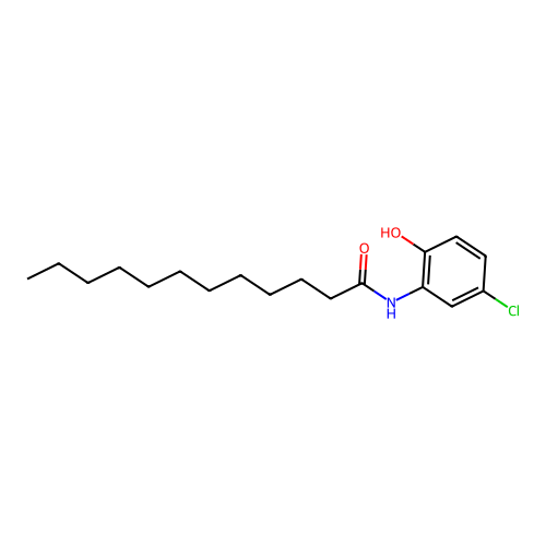 N-(5-Chloro-2-hydroxyphenyl)dodecanamide structure