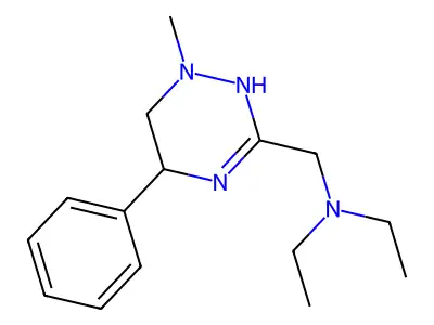 as-Triazine, 1,4,5,6-tetrahydro-3-((diethylamino)methyl)-1-methyl-5-phenyl- structure