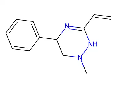 3-Ethenyl-1-methyl-5-phenyl-1,2,5,6-tetrahydro-1,2,4-triazine structure