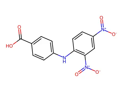 4-Carboxy-2',4'-dinitrodiphenylamine structure