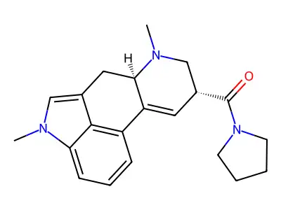 1-Methyllysergic acid pyrrolidide structure