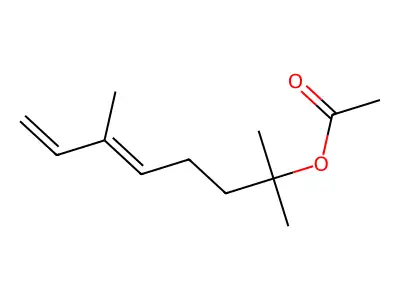 2,6-Dimethylocta-5,7-dien-2-yl acetate structure