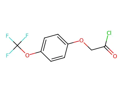 4-(Trifluoromethoxy)phenoxyacetyl chloride structure