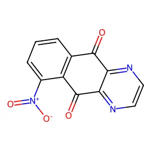 6-Nitrobenzo[g]quinoxaline-5,10-dione structure