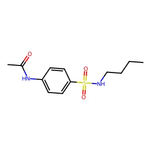 N-[4-(butylsulfamoyl)phenyl]acetamide structure