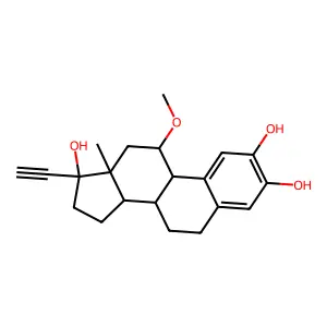 2-Hydroxymoxestrol structure