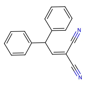 (2,2-二苯基亚乙基)丙二腈 structure