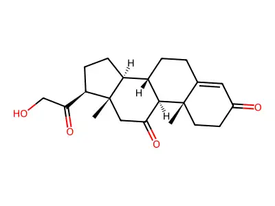 11-脱氢皮质酮 structure