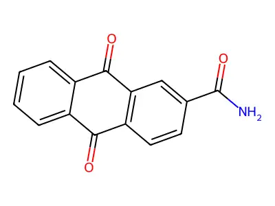 2-Anthracenecarboxamide, 9,10-dihydro-9,10-dioxo- structure