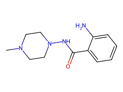 2-amino-N-(4-methylpiperazin-1-yl)benzamide structure