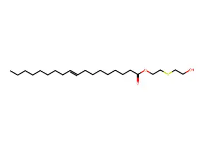2-(2-Hydroxyethylsulfanyl)ethyl octadec-9-enoate structure