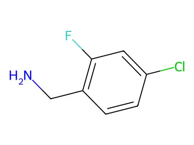 4-Chloro-2-fluorobenzylamine structure