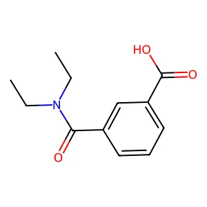 3-[(二乙氨基)羰基]苯甲酸 structure