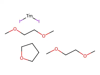 Diiodothulium;bis(1,2-dimethoxyethane);oxolane structure