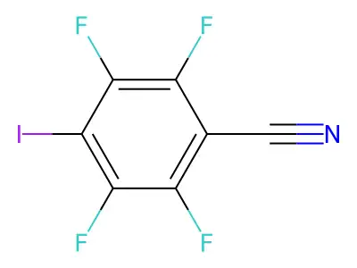 2,3,5,6-Tetrafluoro-4-iodobenzonitrile structure
