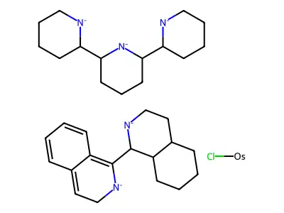Chemical Compound (C33H48ClN5Os-5) structure