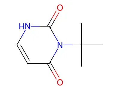 3-(tert-Butyl)pyrimidine-2,4(1H,3H)-dione structure