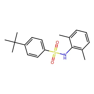 4-tert-butyl-N-(2,6-dimethylphenyl)benzenesulfonamide structure