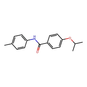 4-isopropoxy-N-(4-methylphenyl)benzamide structure