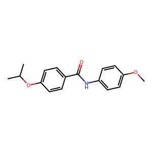 4-isopropoxy-N-(4-methoxyphenyl)benzamide structure