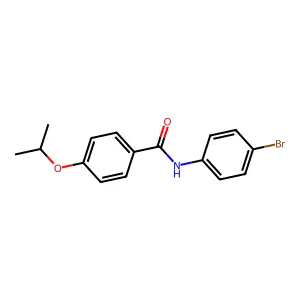 N-(4-bromophenyl)-4-propan-2-yloxybenzamide structure