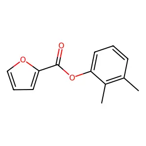 (2,3-Dimethylphenyl) furan-2-carboxylate structure