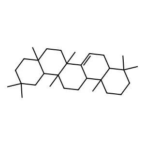 26-Norolean-7-ene, 13-methyl-, (13alpha,14beta)- structure