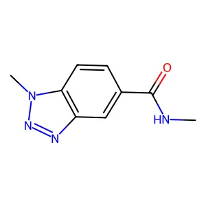 N,1-dimethyl-1H-1,2,3-benzotriazole-5-carboxamide structure