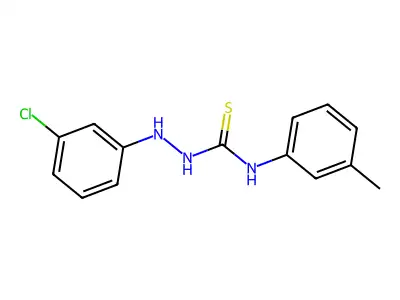 1-(3-Chloroanilino)-3-(3-methylphenyl)thiourea structure