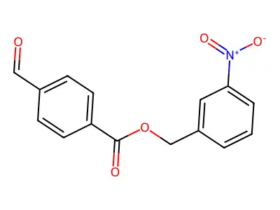 (3-Nitrophenyl)methyl 4-formylbenzoate structure