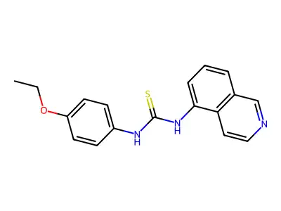 1-(4-Ethoxyphenyl)-3-(5-isoquinolinyl)thiourea structure