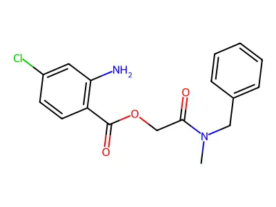 [2-[Benzyl(methyl)amino]-2-oxoethyl] 2-amino-4-chlorobenzoate structure