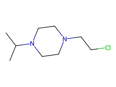1-(2-Chloroethyl)-4-isopropylpiperazine structure