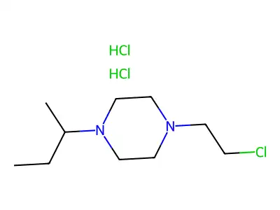 1-(2-Butyl)-4-(2-chloroethyl)piperazine structure