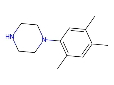 1-(2,4,5-Trimethylphenyl)piperazine structure