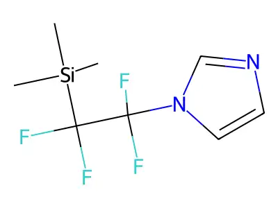 1-(Trimethylsilyl-tetrafluoroethyl)imidazole structure